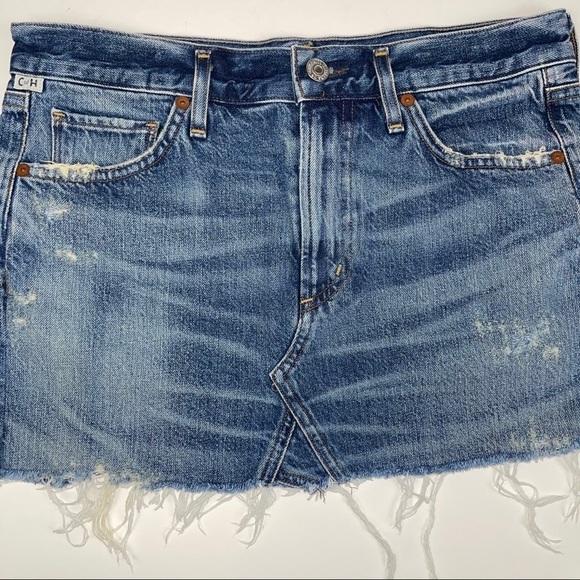 Citizens of Humanity Premium Vintage Jean Skirt 26 - Picture 4 of 17
